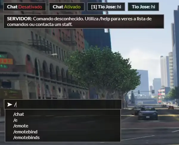 Custom Chat Script FiveM resource preview