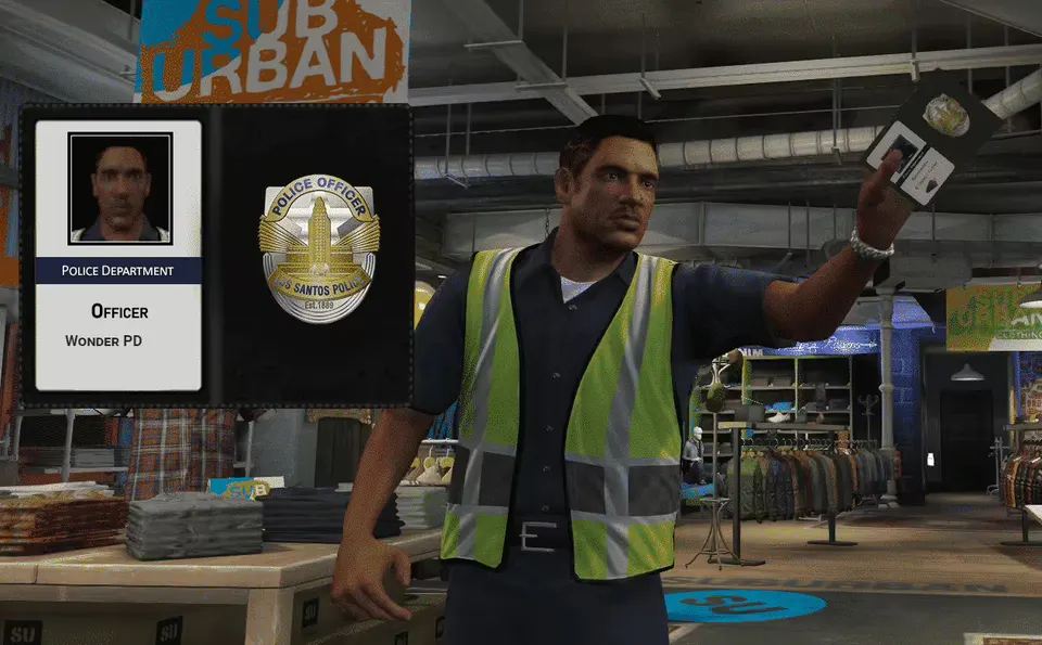 Police Badge Show FiveM resource preview