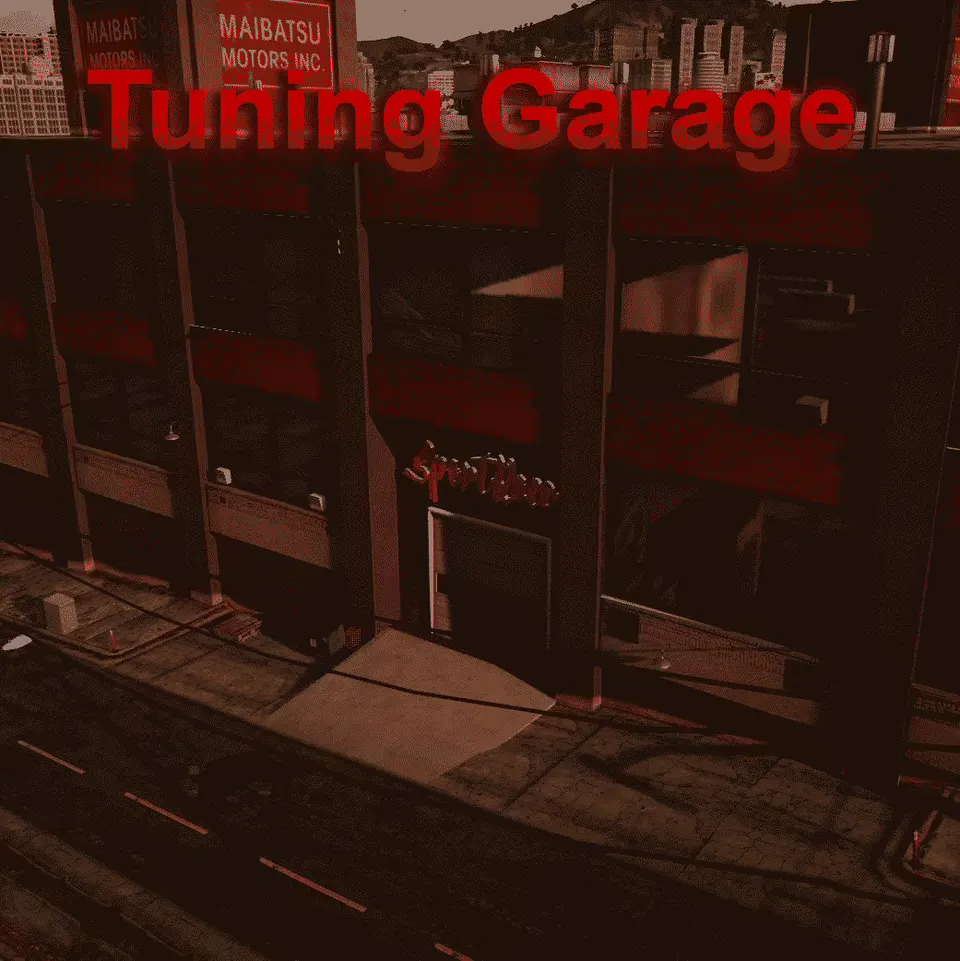 Tuning Garage – SportRacer FiveM resource preview
