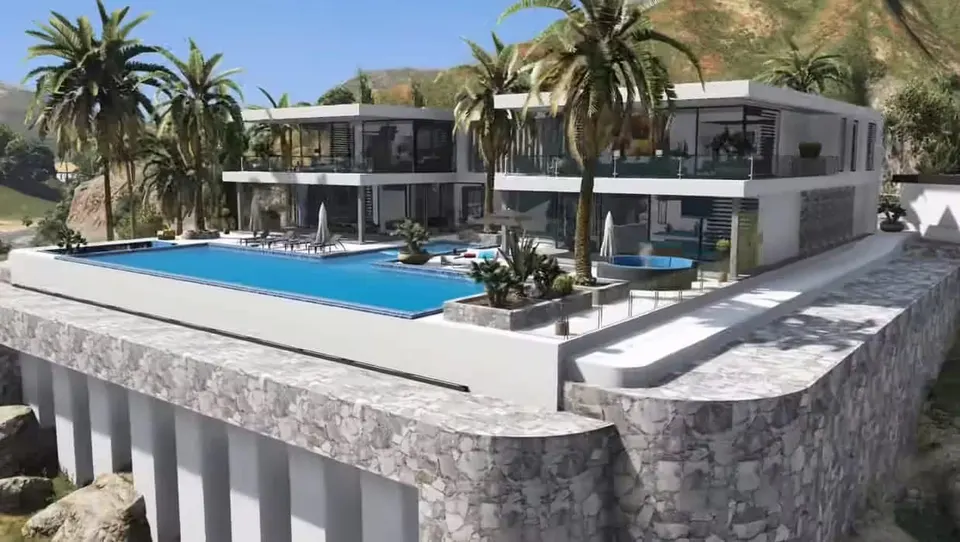 Aperçu des ressources de Vinewood Hills Mansion MLO FiveM