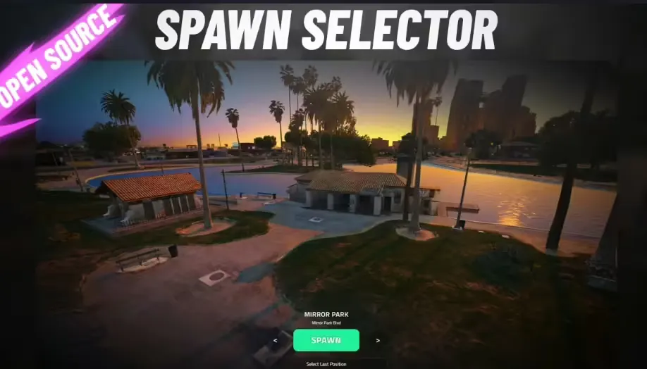 VMS SPAWNSELECTOR FiveM resource preview