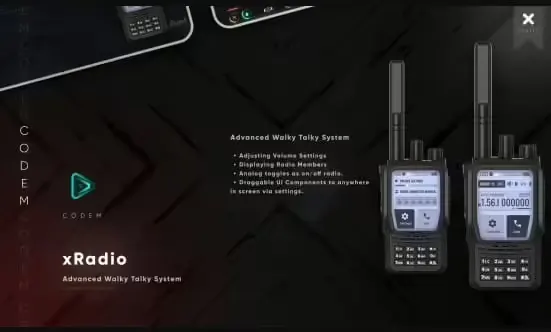 CodeM Radio FiveM Ressourcenvorschau