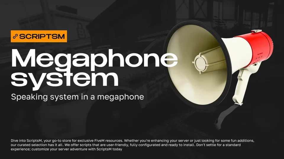 Megafon-Mod (Fahrzeug & Handgerät) FiveM Ressourcenvorschau