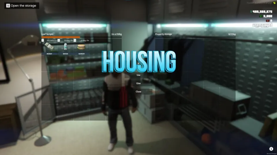 Aperçu des ressources FiveM de Loaf Housing v3