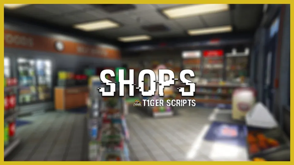 T1ger Shops FiveM resource preview