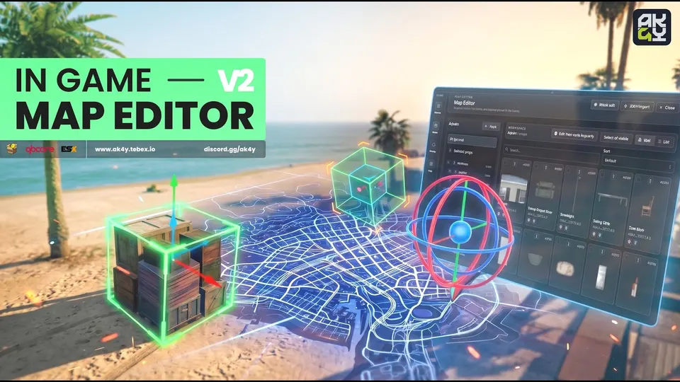 In Game Map Editor V2 – Ak4y Scripts